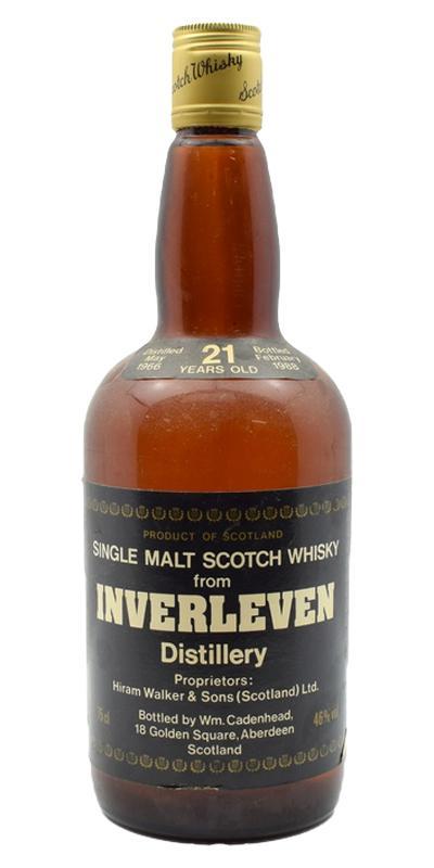 Inverleven 1966 CA  Dumpy Bottle