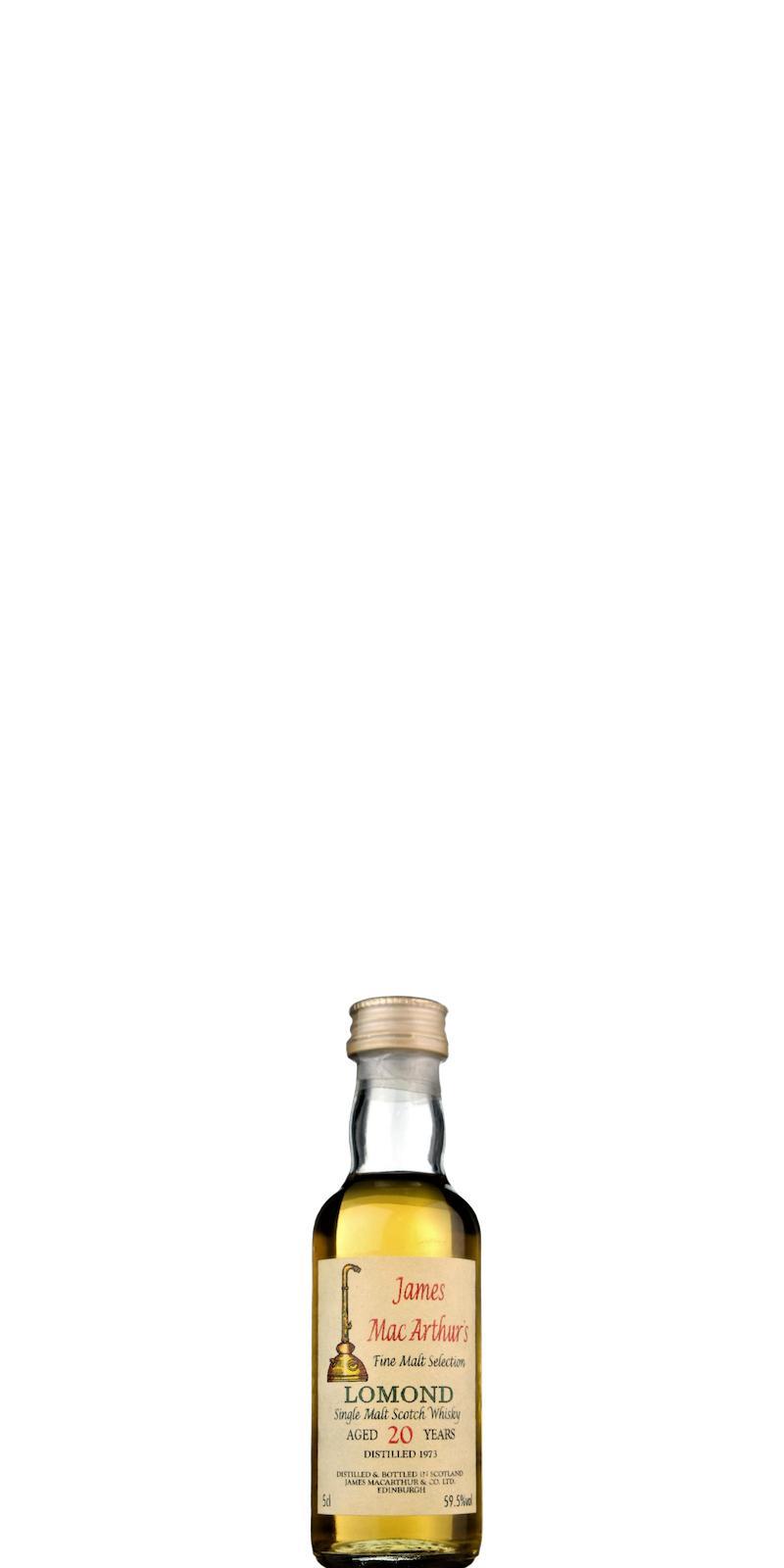 Lomond 1973 JM  Fine Malt Selection - Miniature