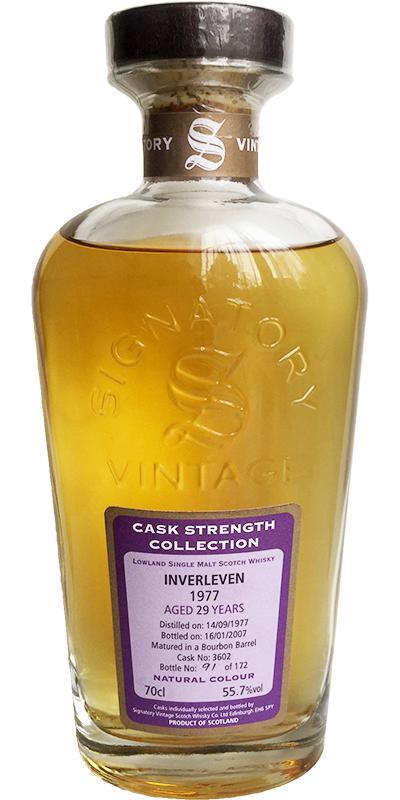Inverleven 1977 SV  Cask Strength Collection