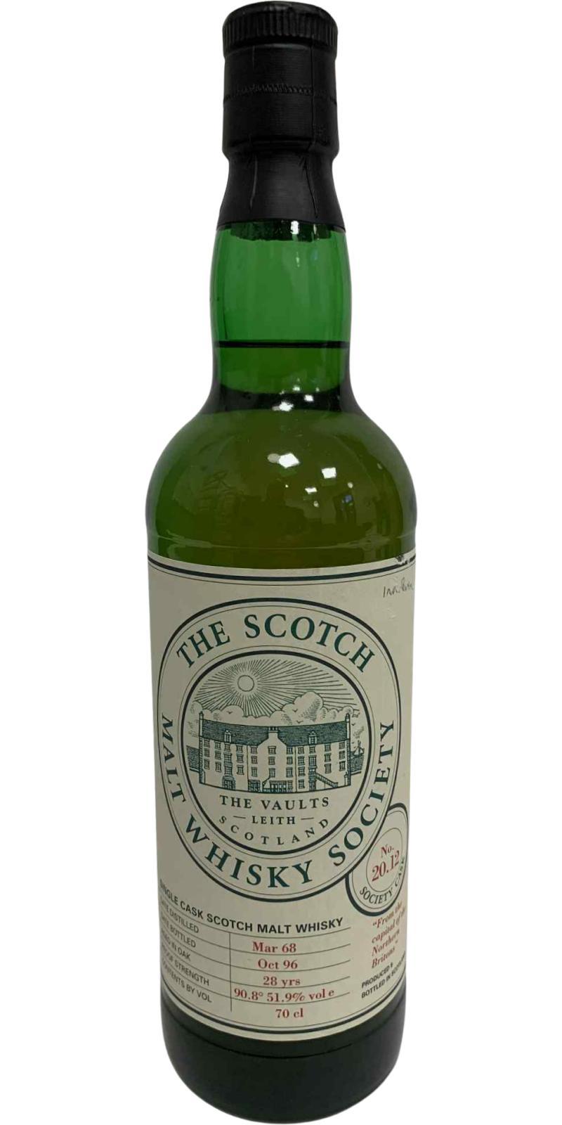 Inverleven 1968 SMWS 20.12  From the capital of the Northern Britons