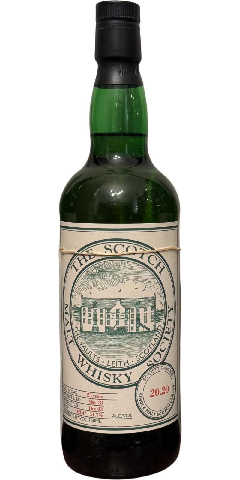 Inverleven 1978 SMWS 20.20  Lemon Tingle