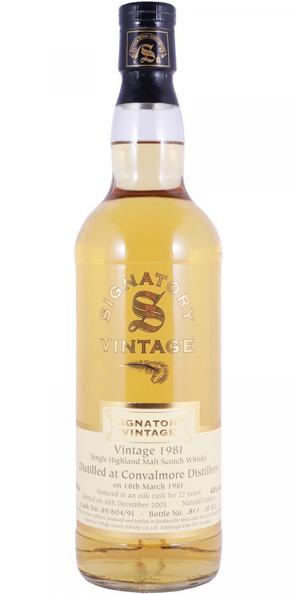 Convalmore 1981 SV  Vintage Collection