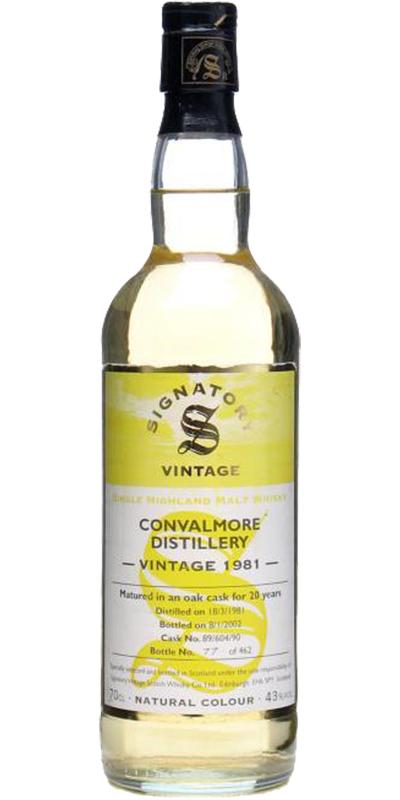 Convalmore 1981 SV  Vintage Collection