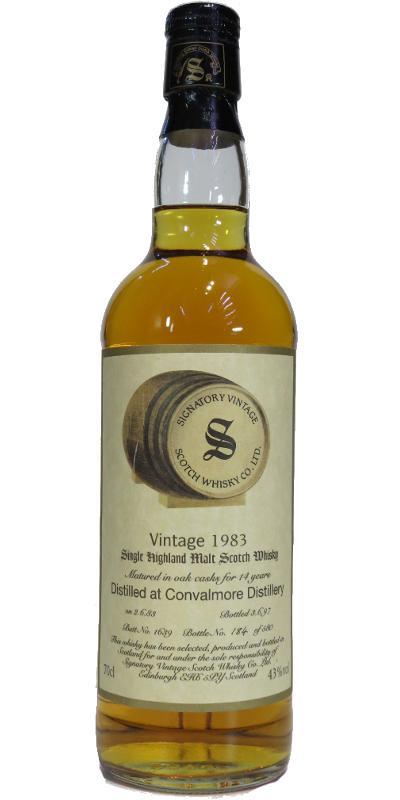 Convalmore 1983 SV  Vintage Collection
