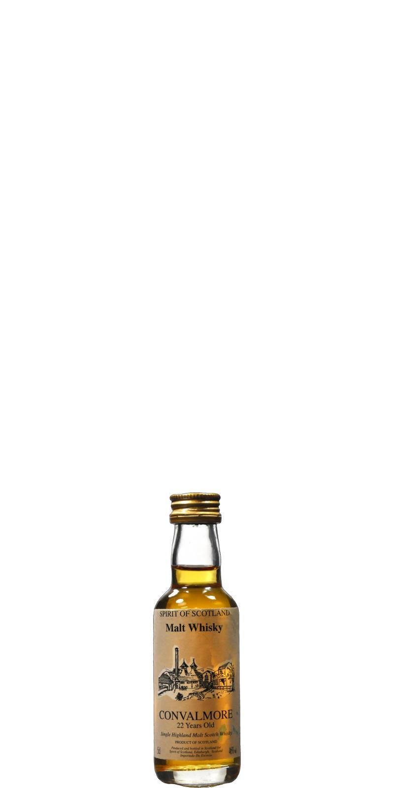 Convalmore 22-year-old UD  Spirit of Scotland - Miniature