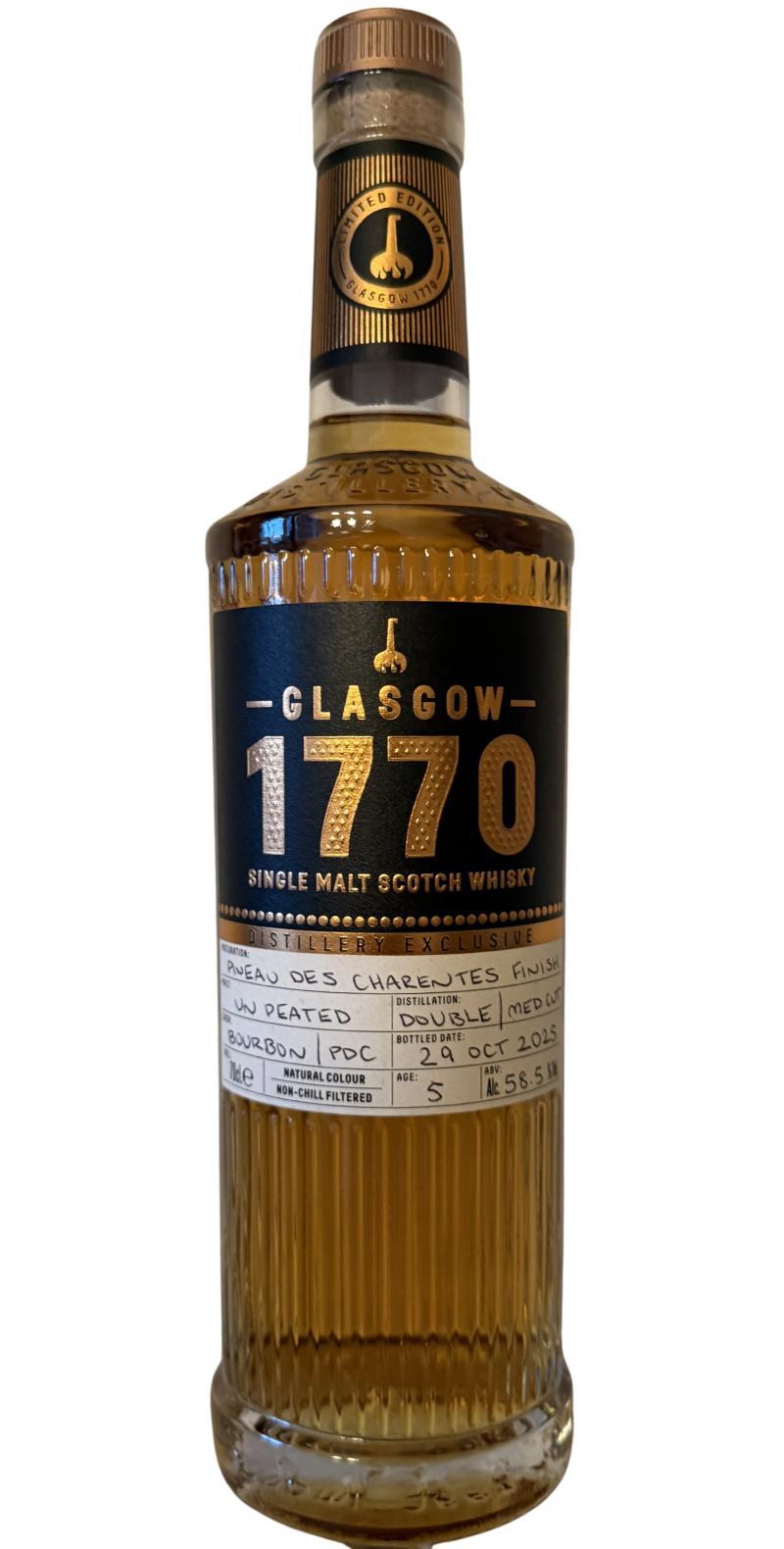 1770 Glasgow 05-year-old Distillery Exclusive