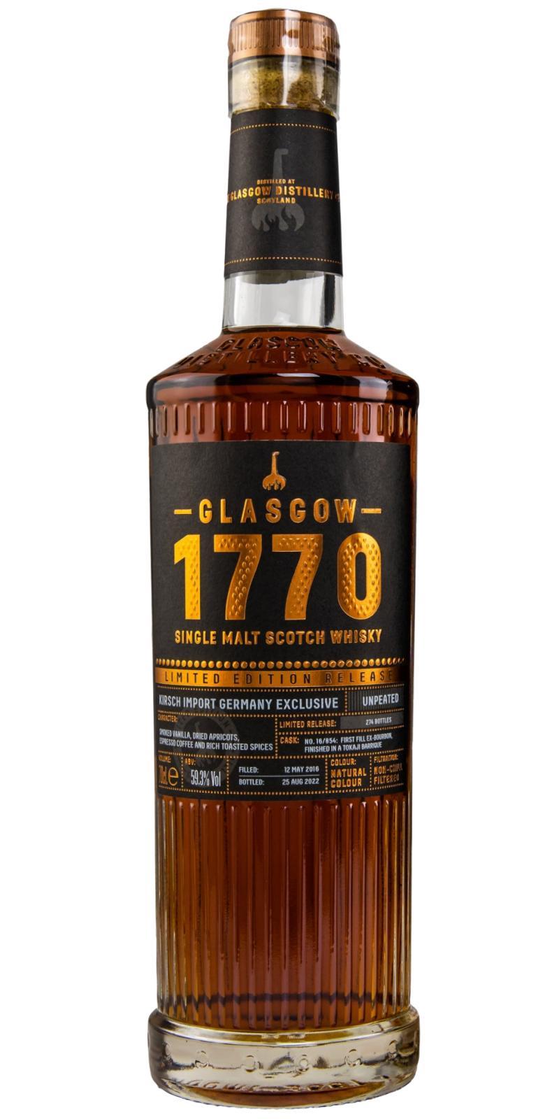 1770 Glasgow 2016 Limited Edition Release