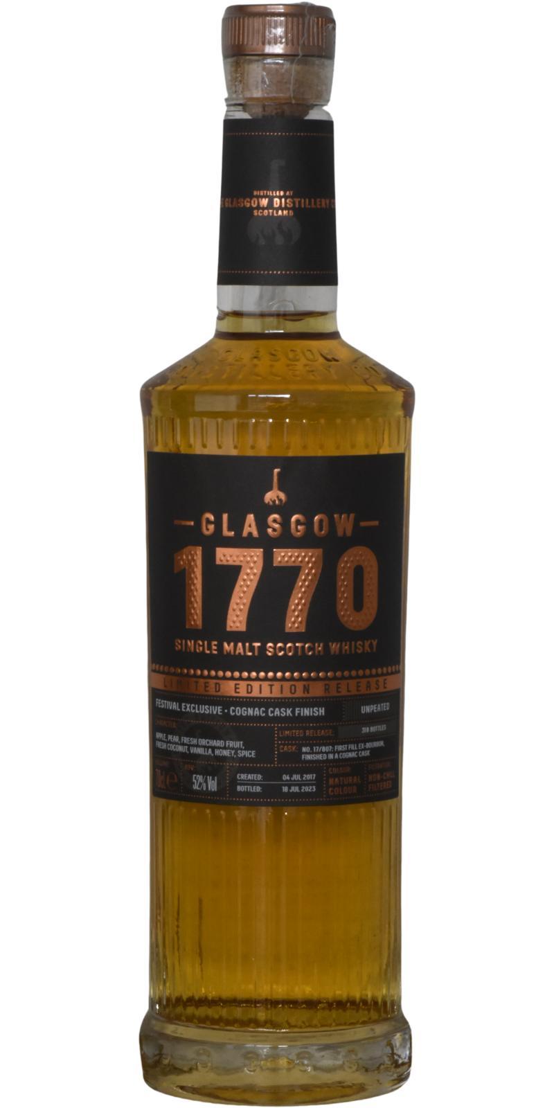 1770 Glasgow 2017 Limited Edition Release