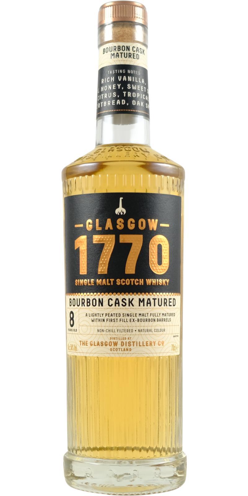 1770 Glasgow 2017 Bourbon Cask Matured Batch 1