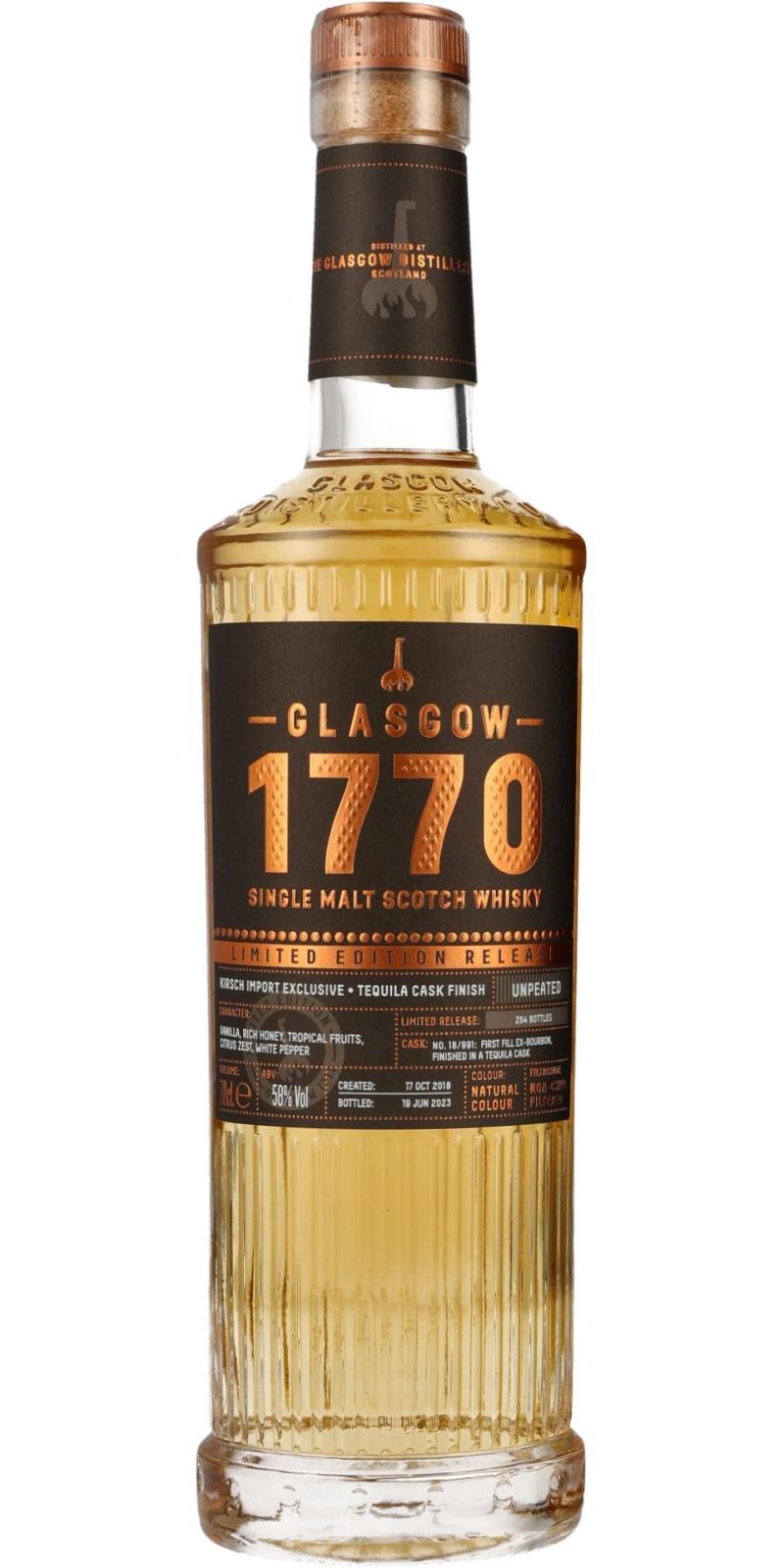 1770 Glasgow 2018 Limited Edition Release