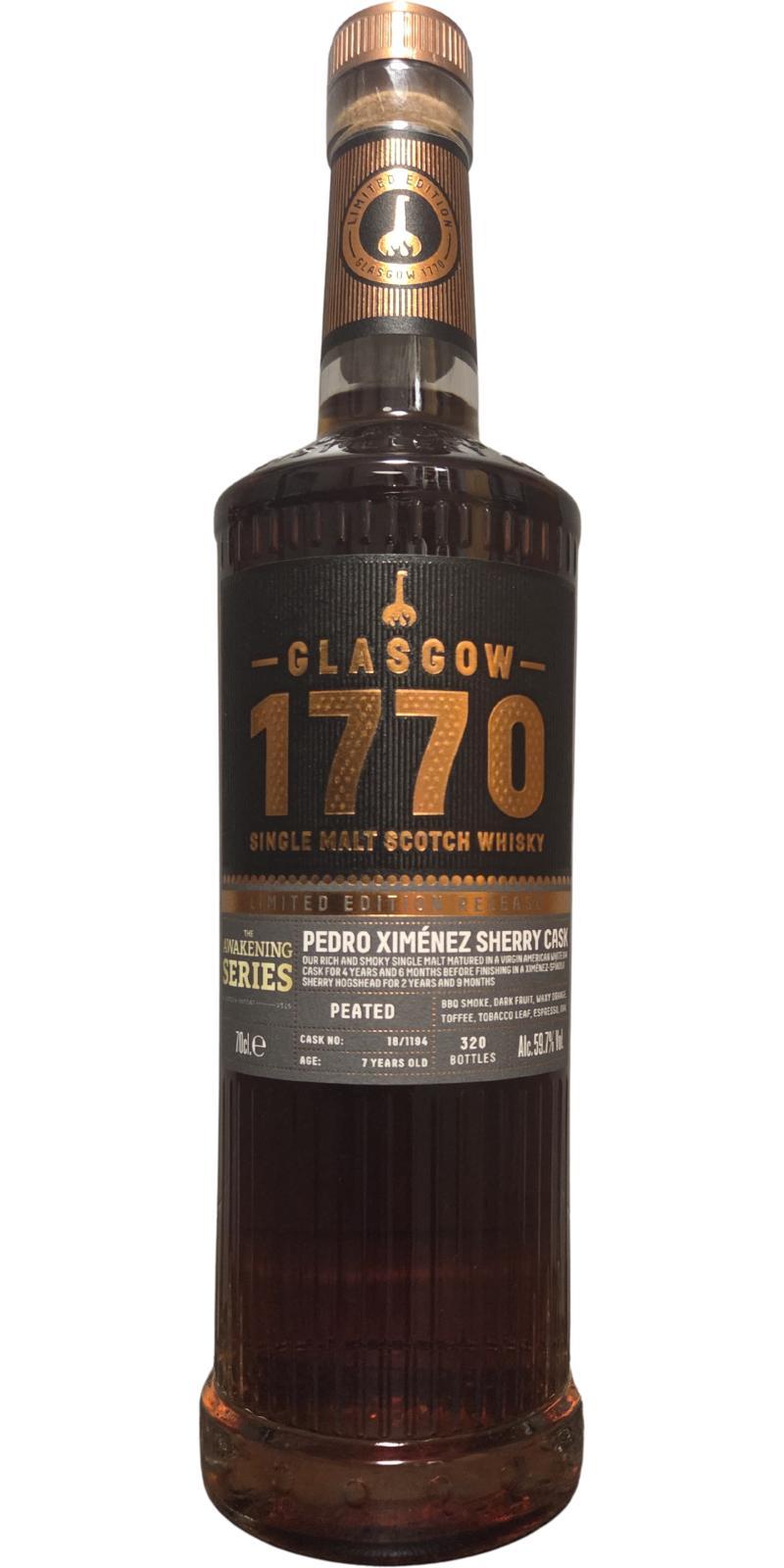 1770 Glasgow 2018 Limited Edition Release
