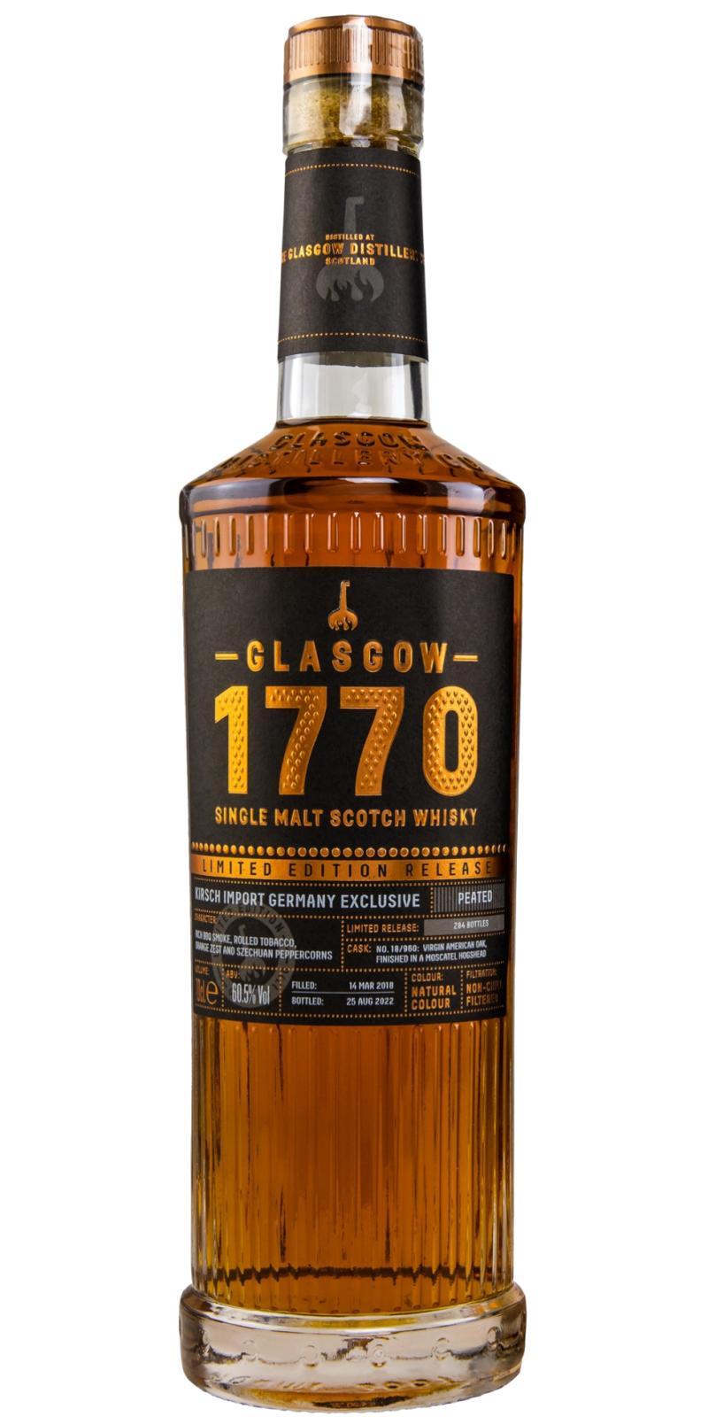 1770 Glasgow 2018 Limited Edition Release