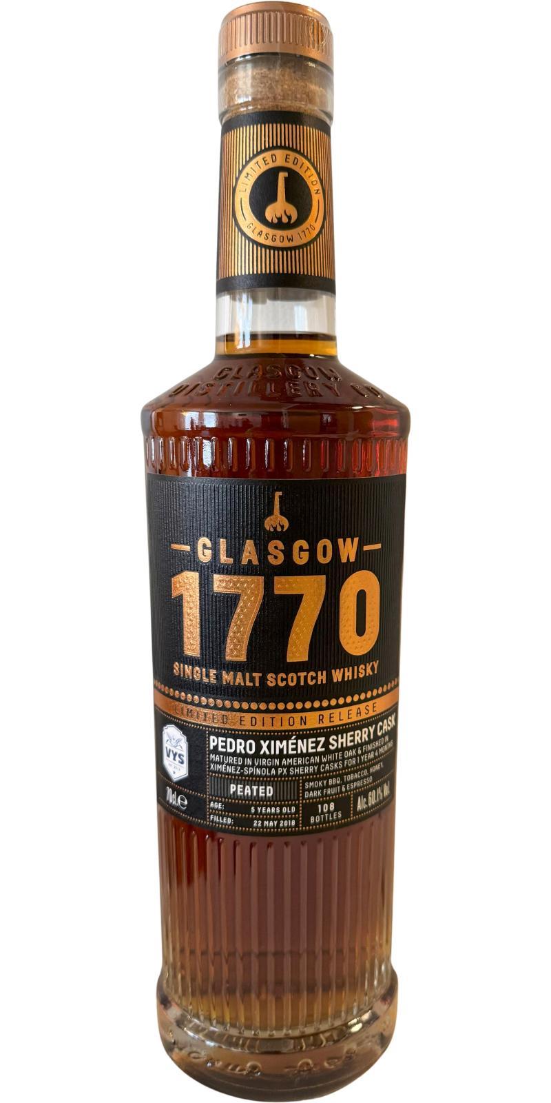 1770 Glasgow 2018 Limited Edition Release