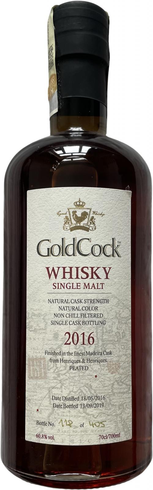 Gold Cock 2016   Madeira Finish