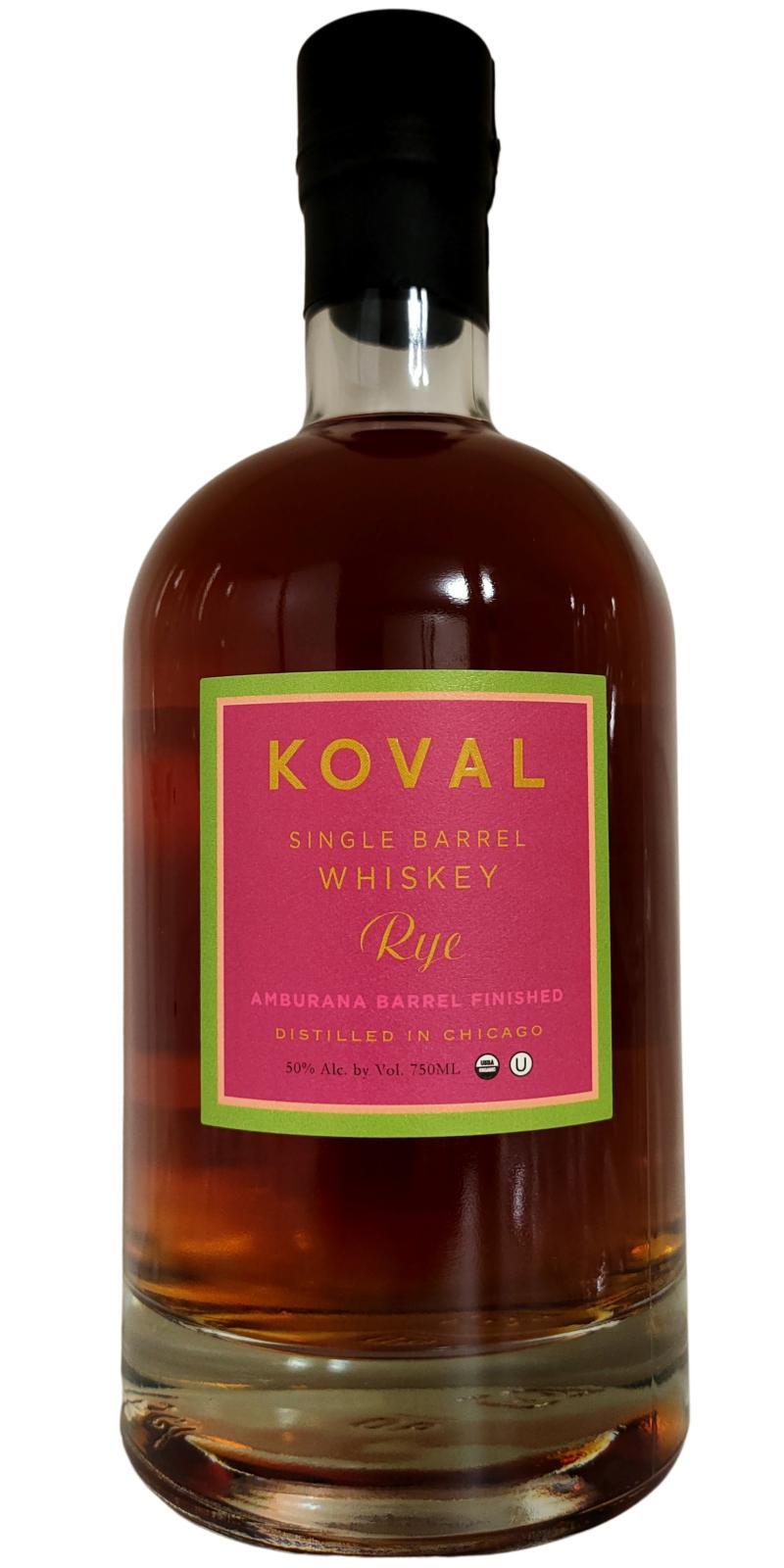 Koval Rye  Single Barrel Whiskey