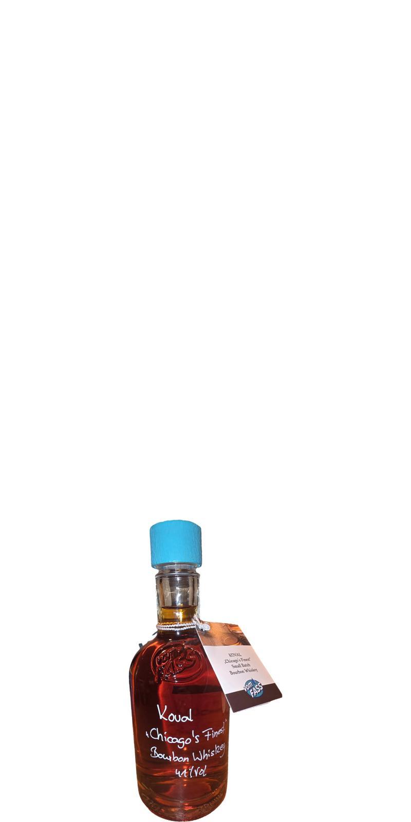 Koval Chicago's Finest vF  Small Batch Bourbon Whiskey