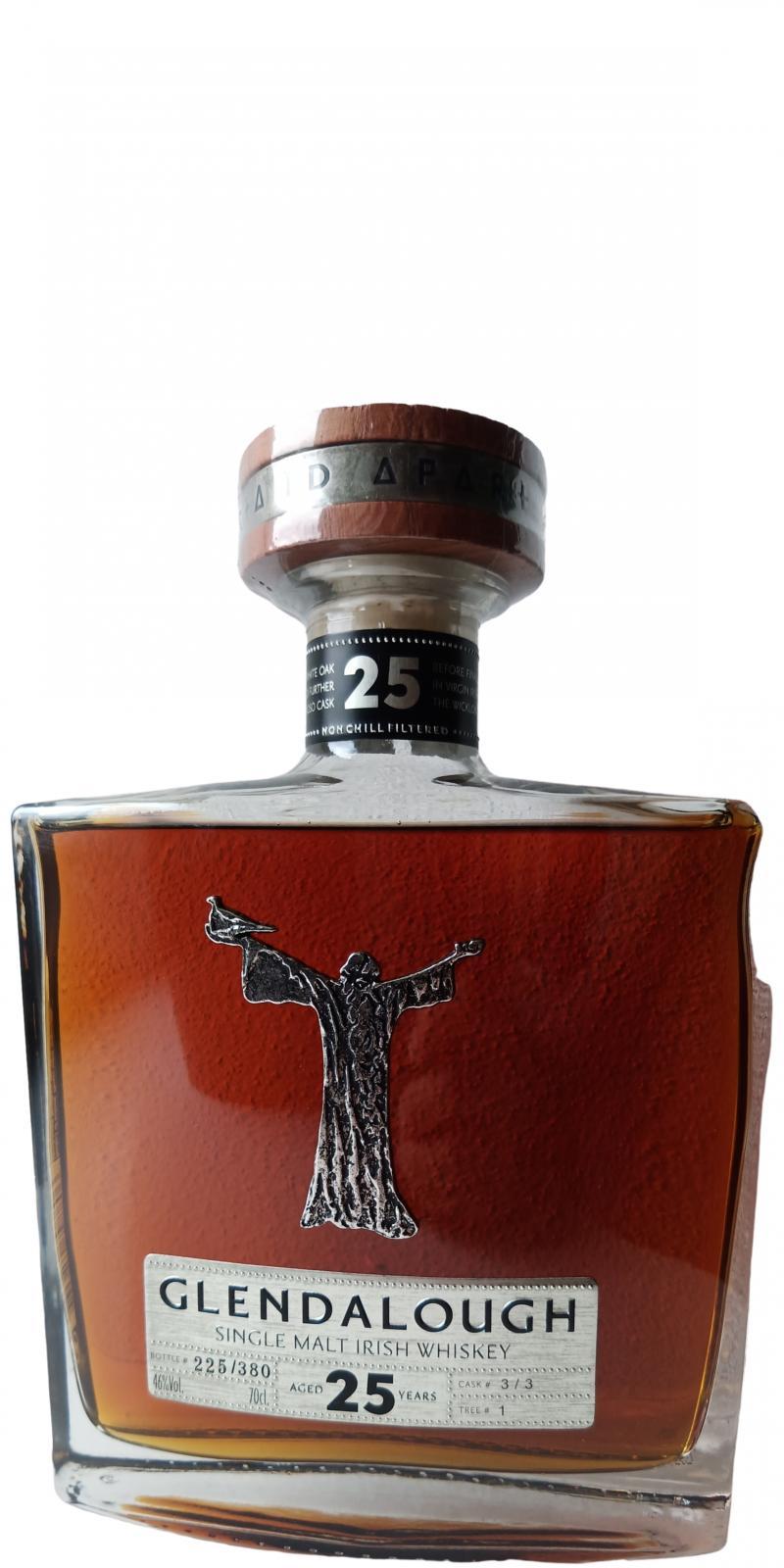 Glendalough 25-year-old  Single Malt Irish Whiskey