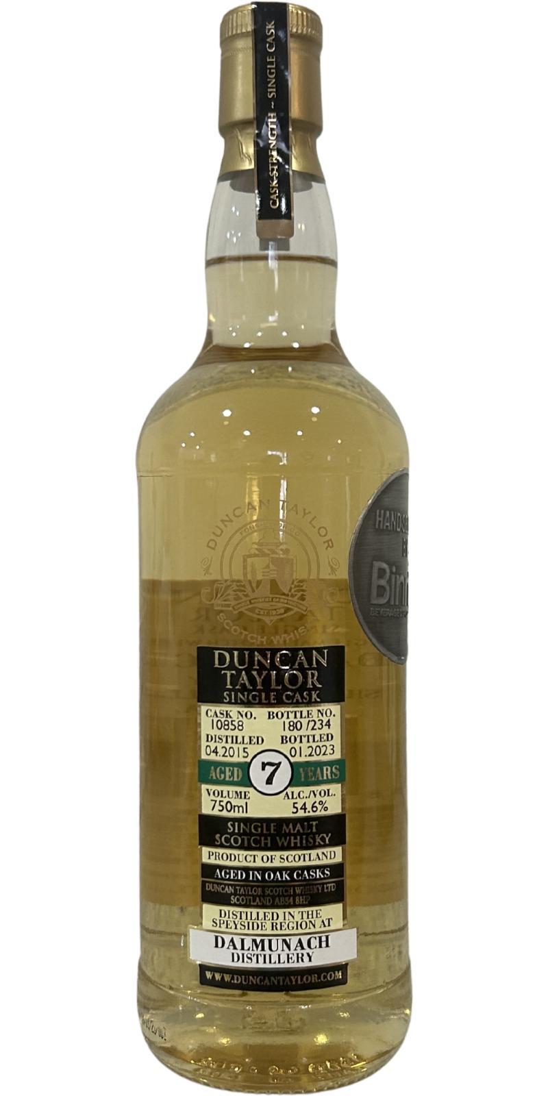 Dalmunach 2015 DT  Single Cask