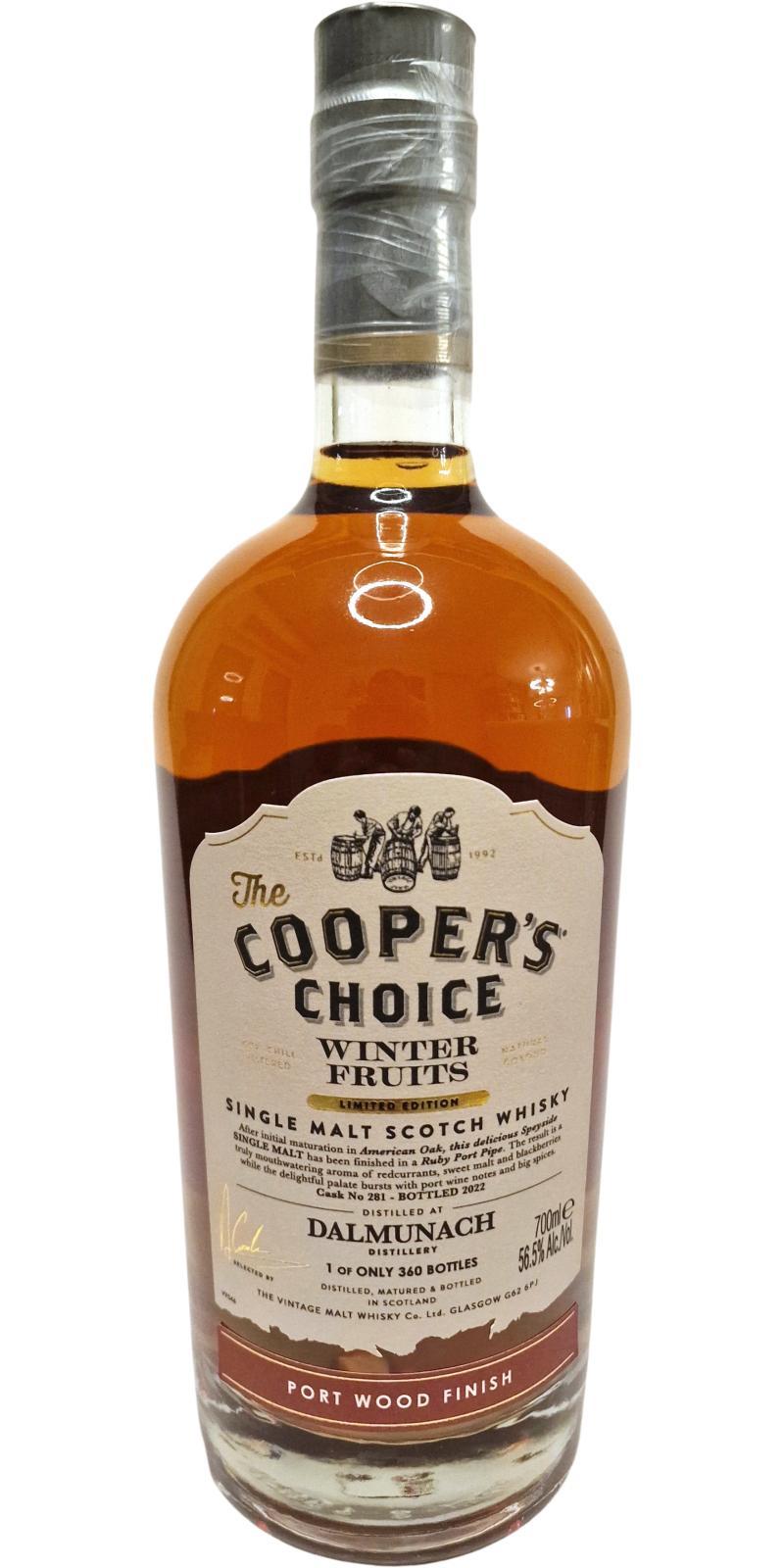 Dalmunach Winter Fruits VM  The Cooper's Choice