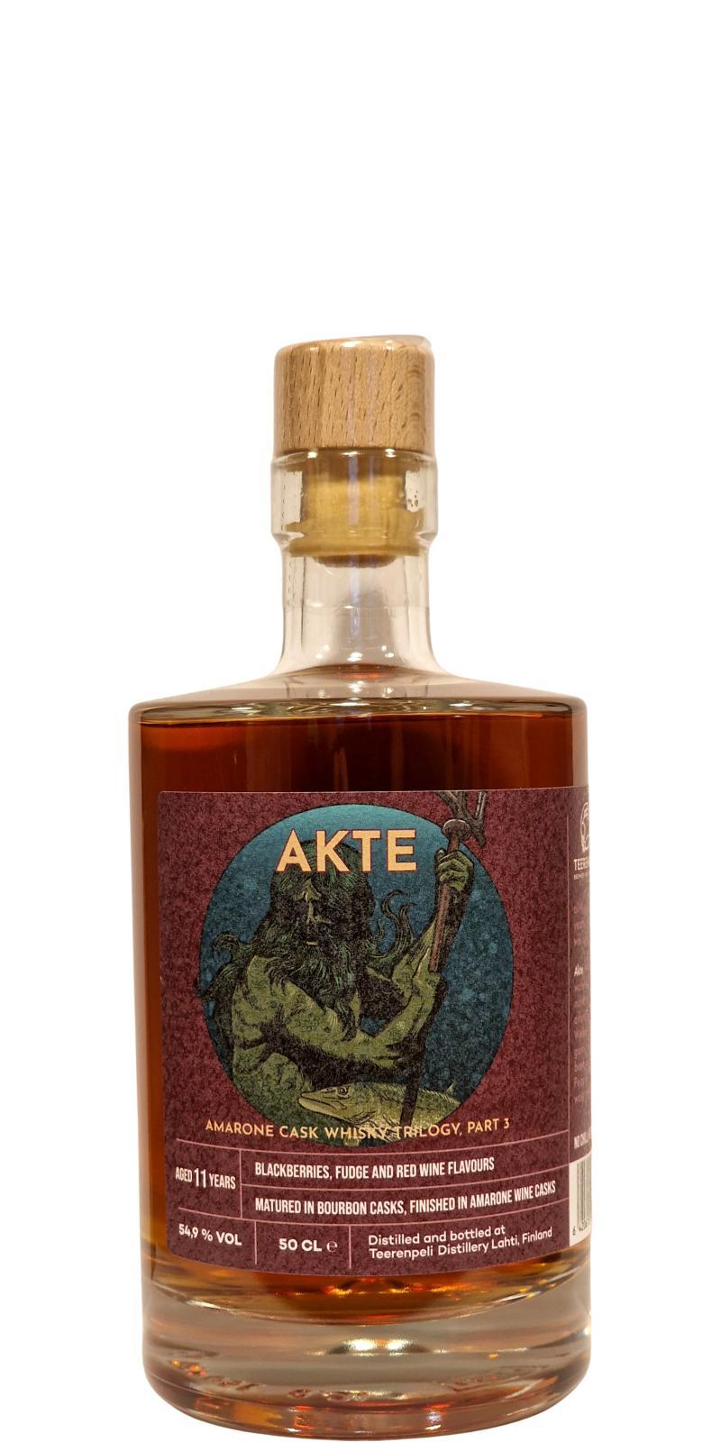 Teerenpeli 11-year-old  Akte - Amarone Cask Whisky Trilogy Part 3