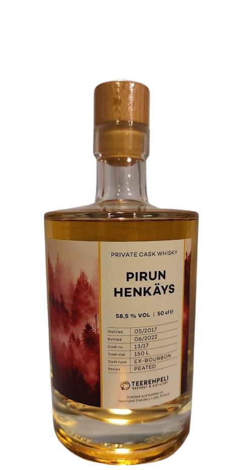 Teerenpeli 2017  Private Cask Whisky - Pirun Henkäys