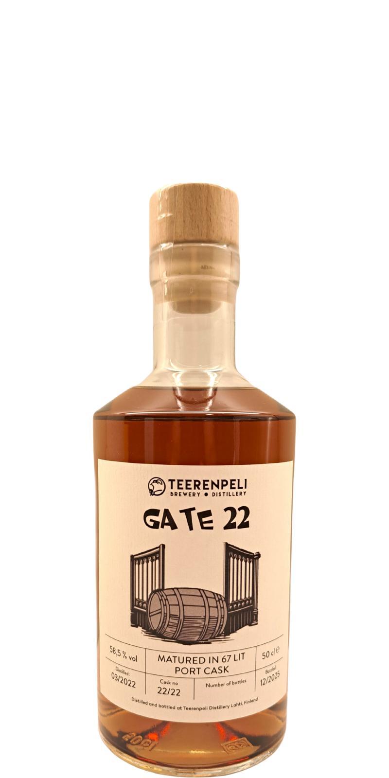 Teerenpeli 2022  Private Cask - Gate 22