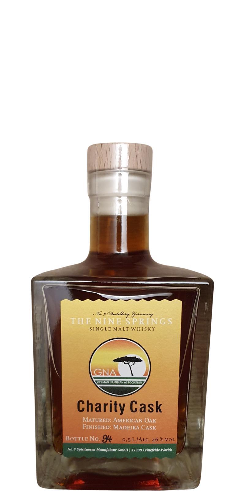 The Nine Springs 06-year-old GNA Charity Cask