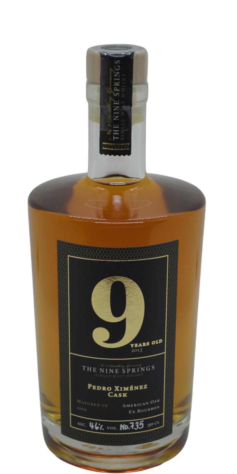 The Nine Springs 2013 Pedro Ximénez Cask