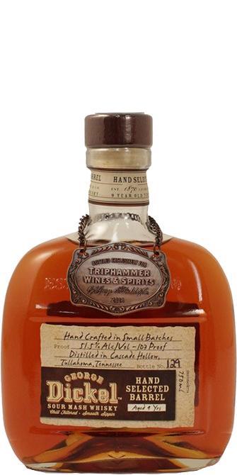 George Dickel 09-year-old  Hand Selected Barrel