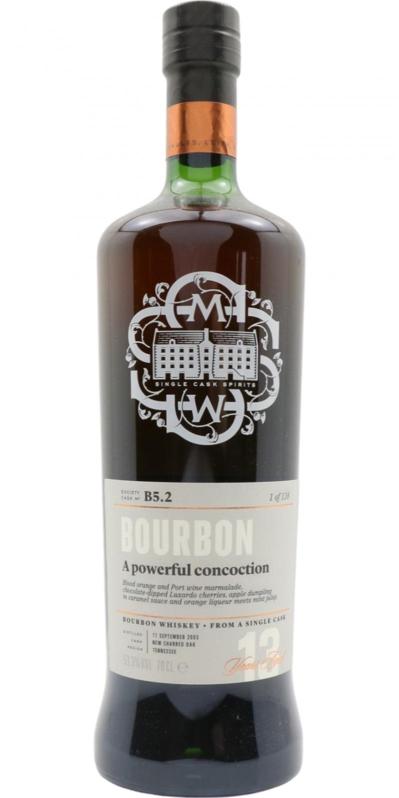 George Dickel 2003 SMWS B5.2  A powerful concoction