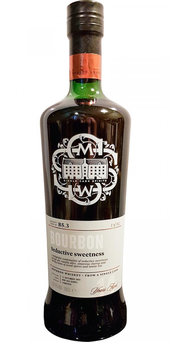 George Dickel 2003 SMWS B5.3  Seductive sweetness