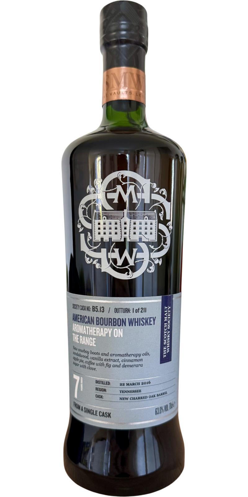 George Dickel 2016 SMWS B5.13  Aromatherapy on the range