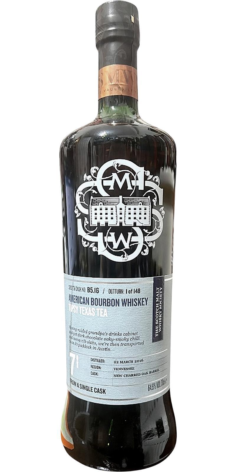 George Dickel 2016 SMWS B5.16  Tipsy Texas tea