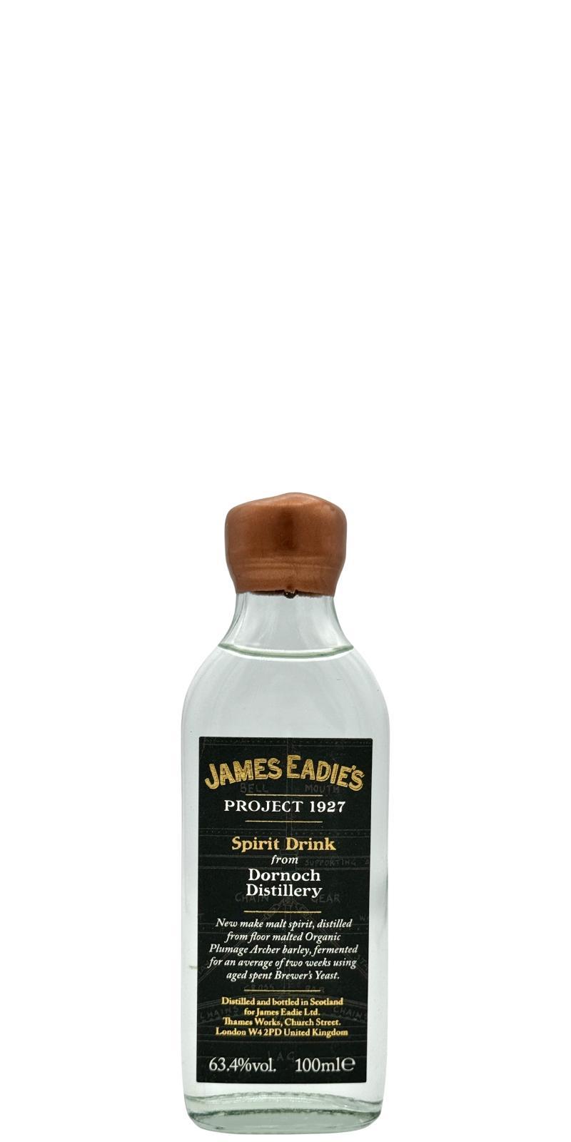 Dornoch New Make Spirit JE  Project 1927