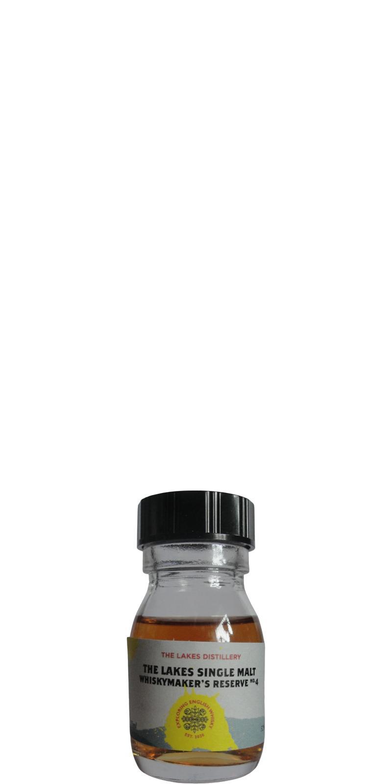 The Lakes The Whiskymaker's Reserve No. 4 TDT Sample