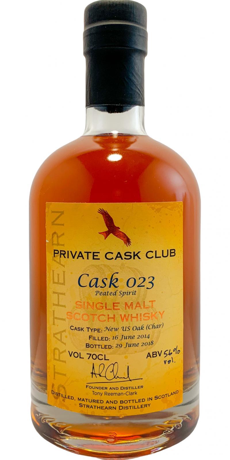 Strathearn 2014  Private Cask Club