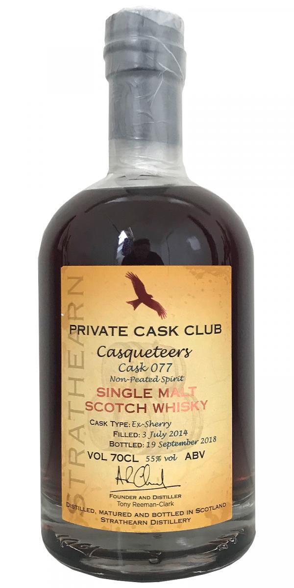 Strathearn 2014  Private Cask Club