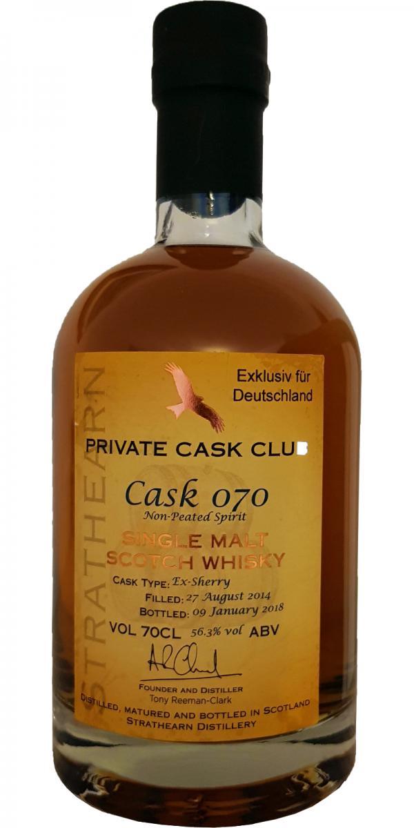 Strathearn 2014  Private Cask Club