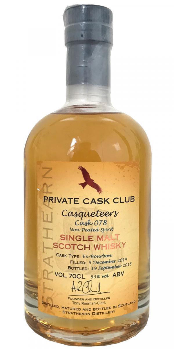 Strathearn 2014  Private Cask Club