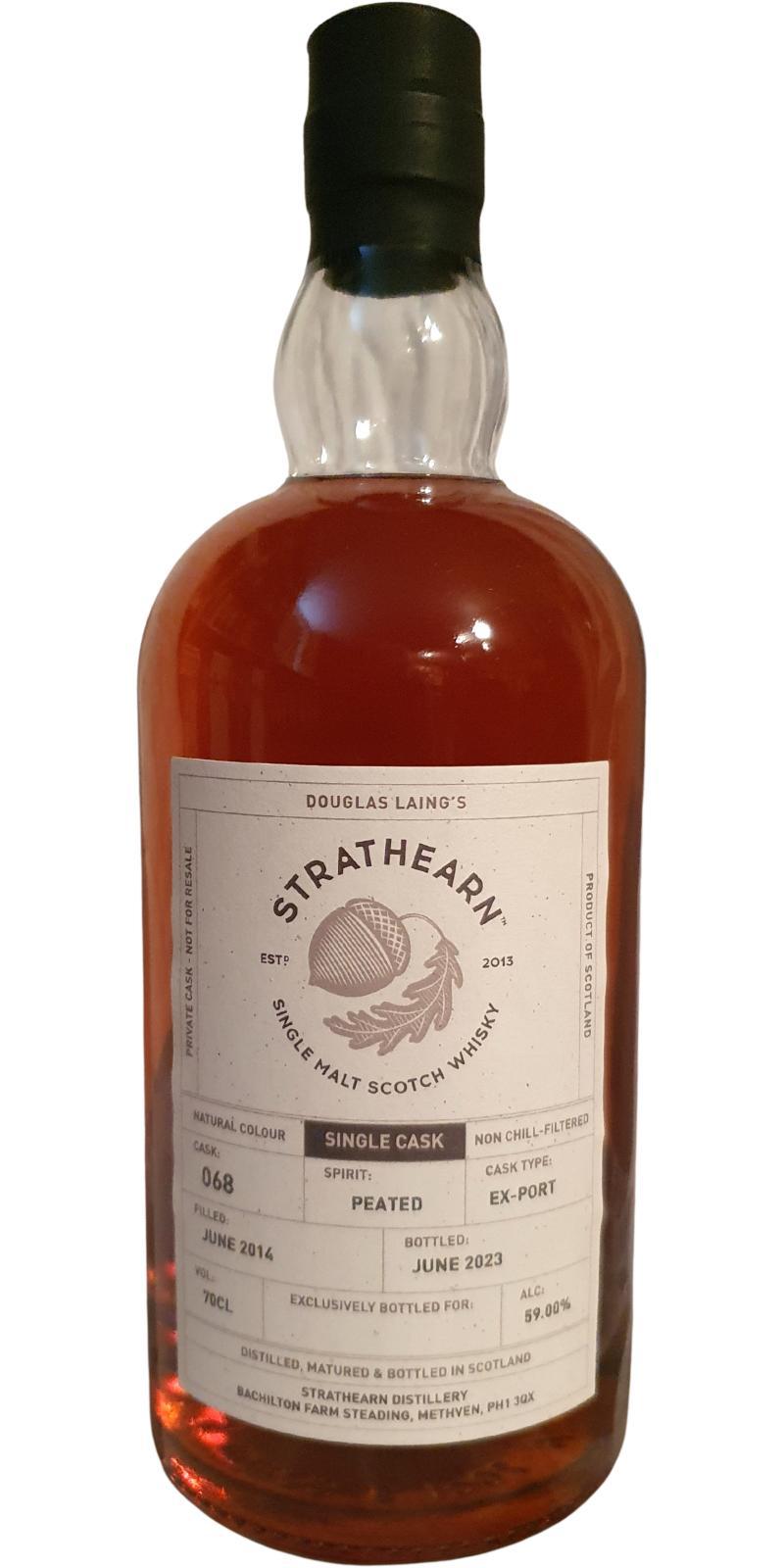 Strathearn 2014  Private Cask