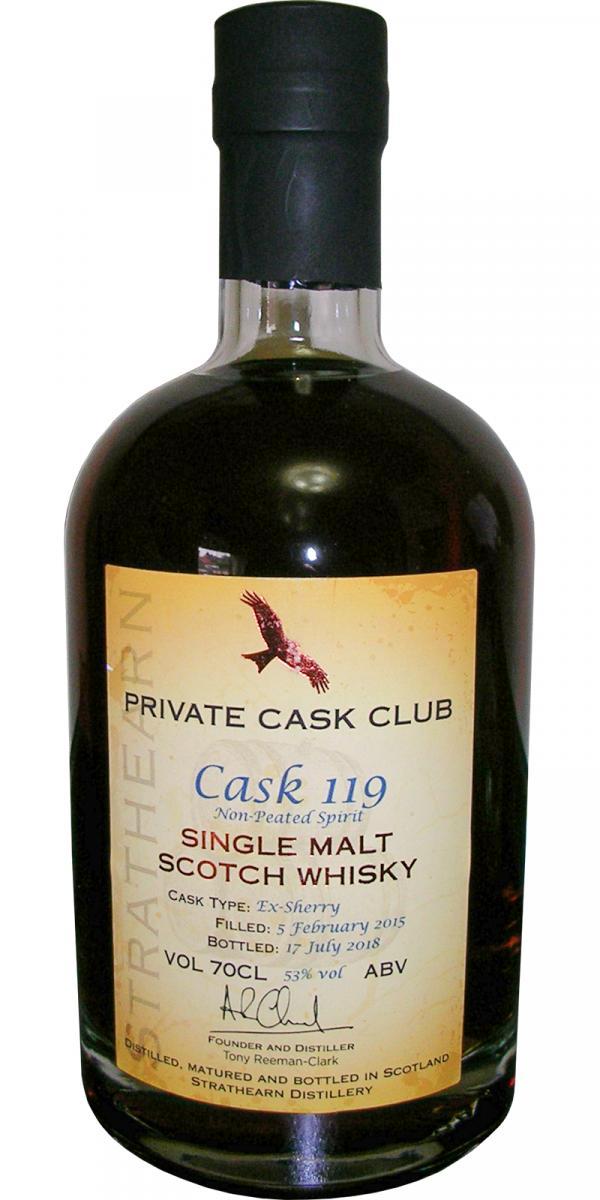Strathearn 2015  Private Cask Club
