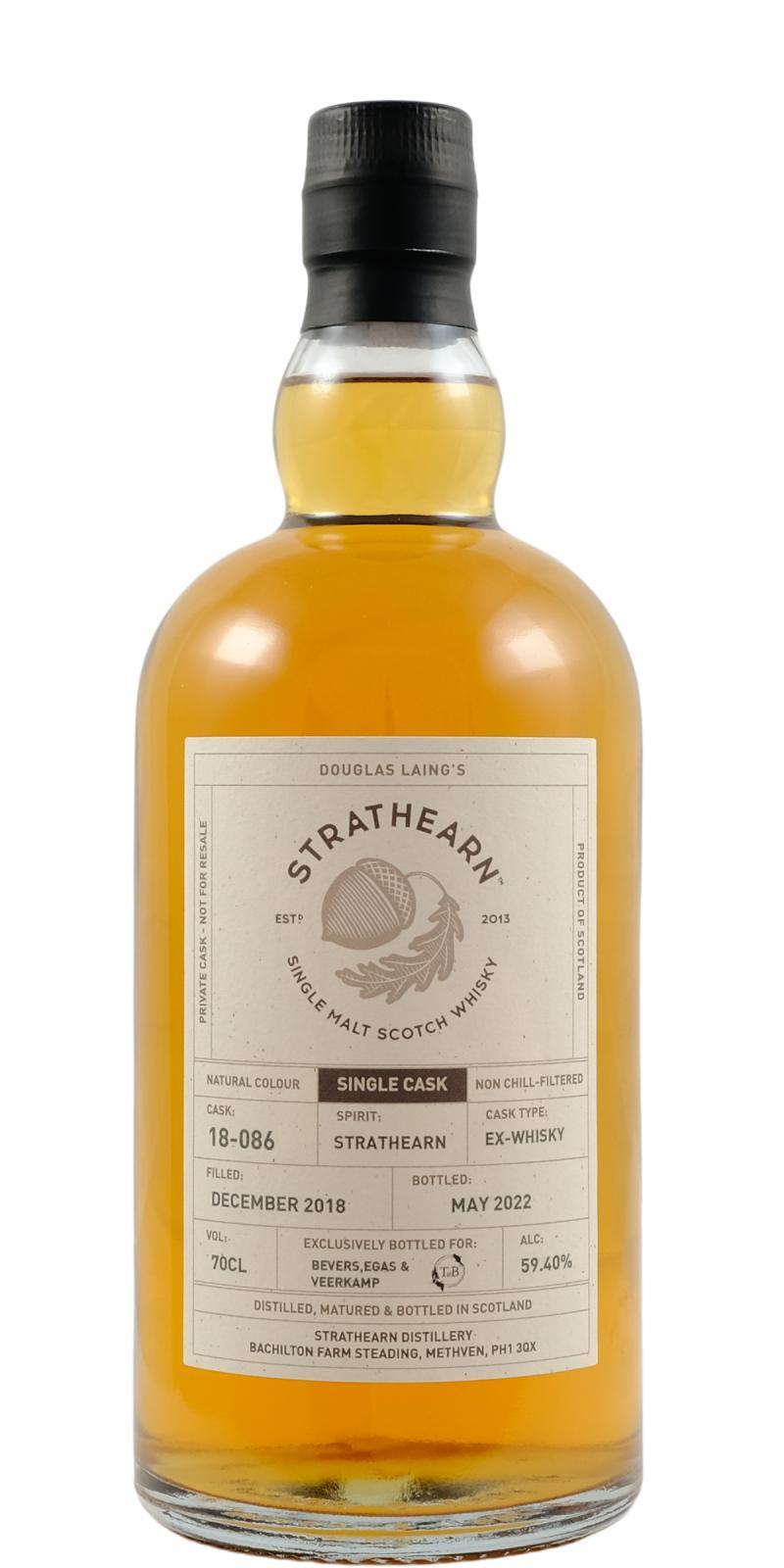 Strathearn 2018  Private Cask