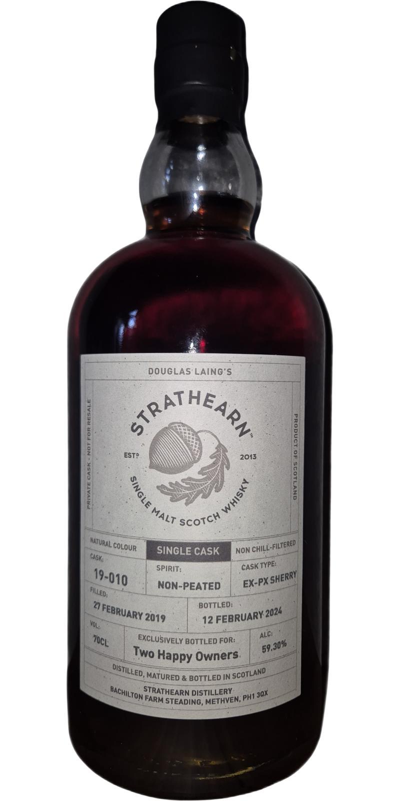 Strathearn 2019  Private Cask