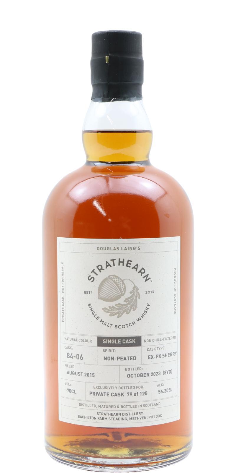 Strathearn 2015 DL  Private cask