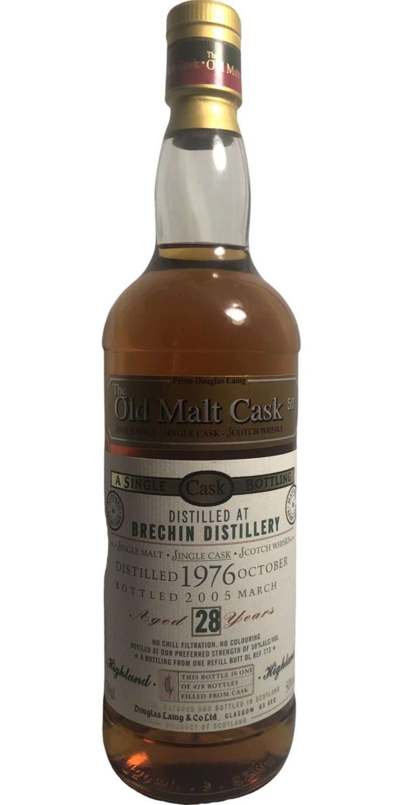 North Port 1976 DL Brechin  The Old Malt Cask