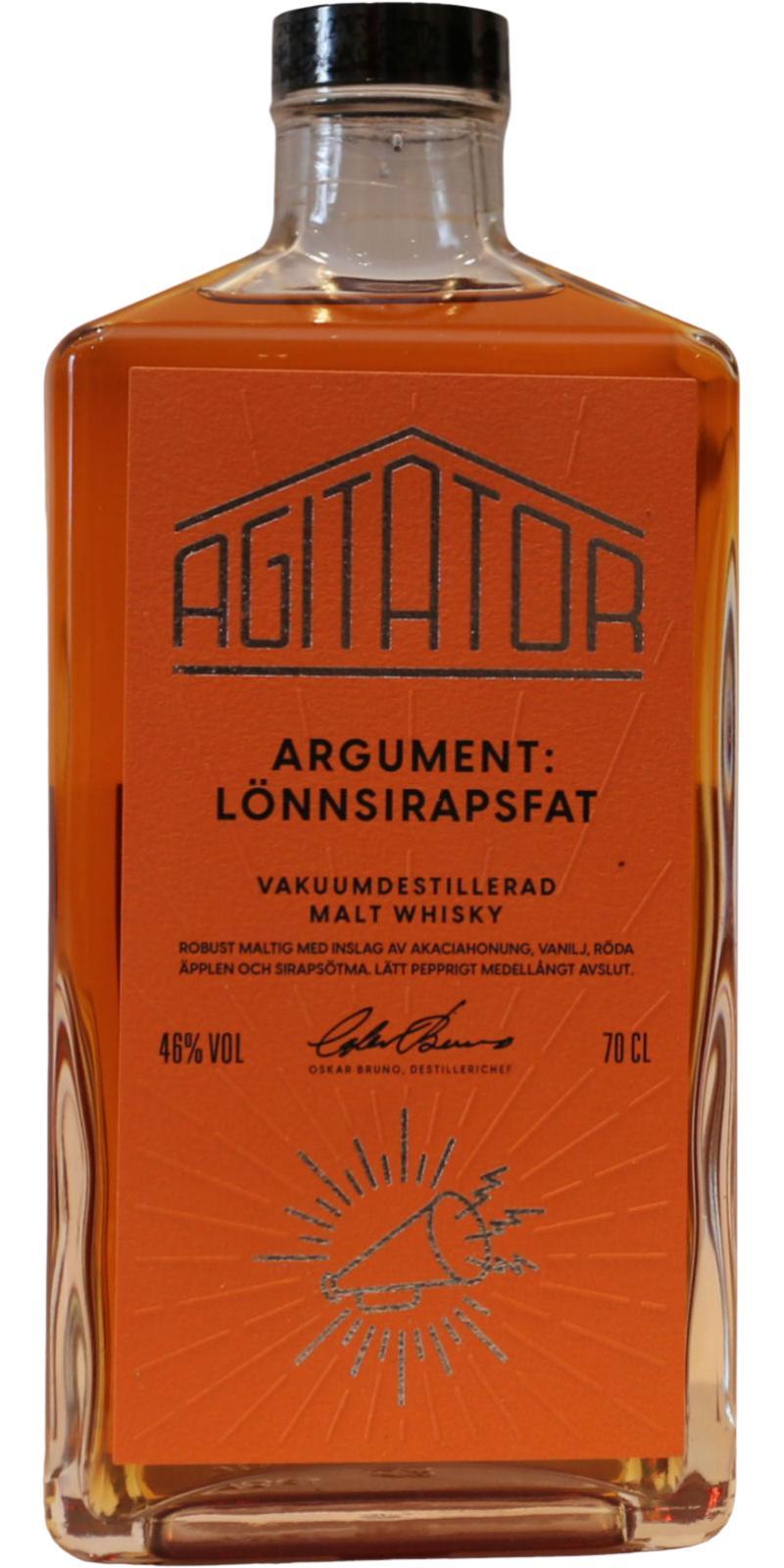 Agitator Argument: Lönnsirapsfat