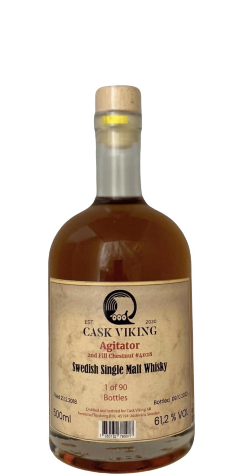 Agitator 2018 CV Swedish Single Malt Whisky