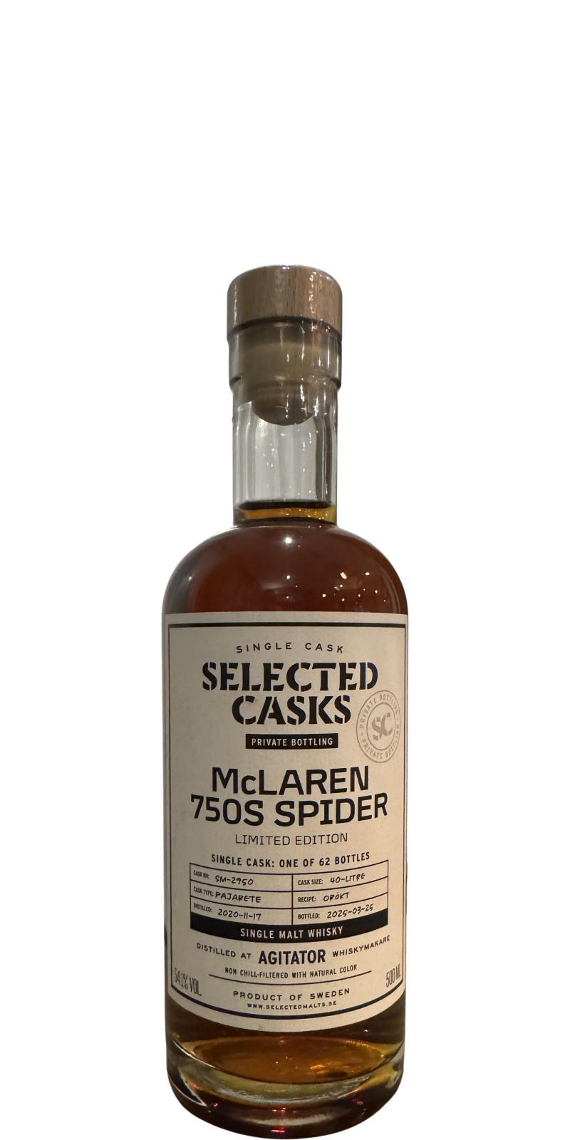 Agitator 2020 SM McLaren 750S Spider