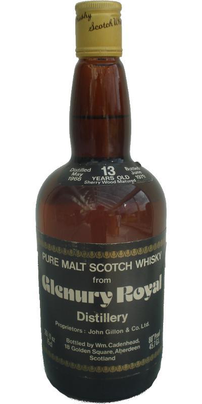 Glenury Royal 1966 CA  Dumpy Bottle