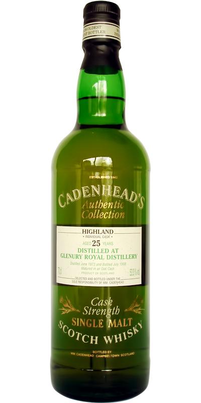 Glenury Royal 1973 CA  Authentic Collection